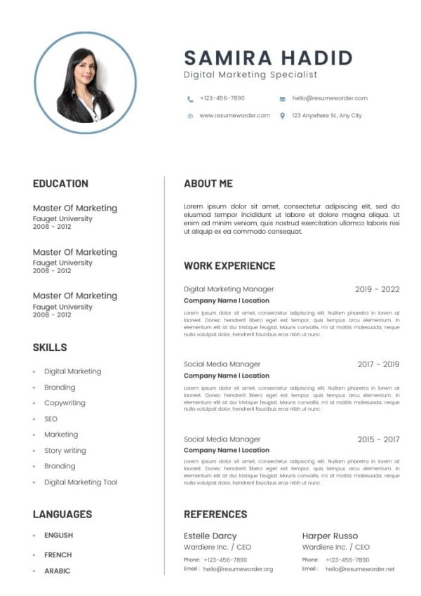 Resume Examples Resume Worder Resume examples resume worder