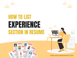 How to List Experience on Resume - Tips for Adding Work Experience ...