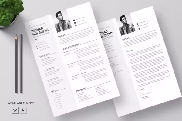 Web UXUI Designer Resume Template Image Web UXUI Designer Resume Template Image
