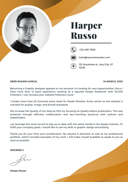 Cover Letter