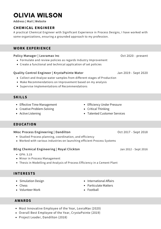 Resume