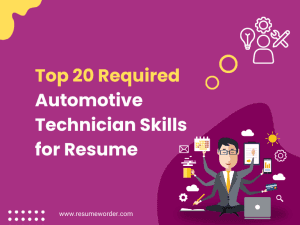 Automotive Technician Skills for Resume