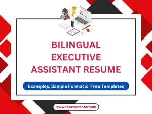 Bilingual Executive Assistant Resume - Examples