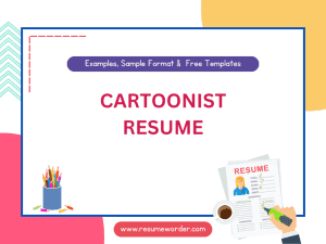 Cartoonist Resume - Examples