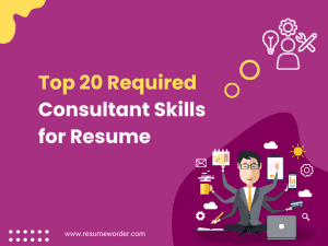 Consultant Skills for Resume