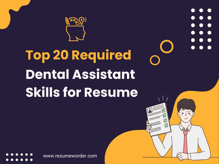 Dental Assistant Skills for Resume