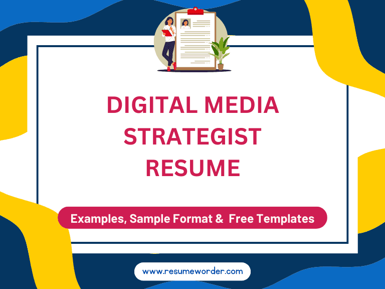 Digital Media Strategist Resume - Examples