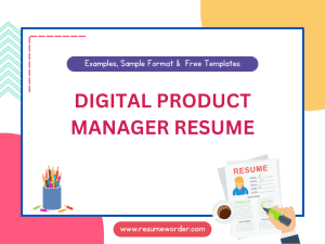 Digital Product Manager Resume - Examples