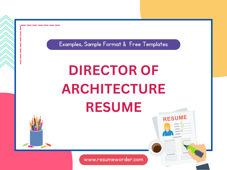 Director of Architecture Resume - Examples