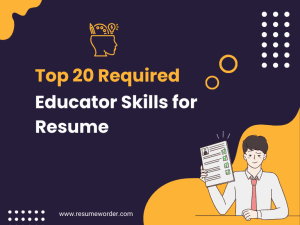 Educator Skills for Resume