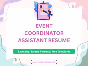 Event Coordinator Assistant Resume - Free Templates
