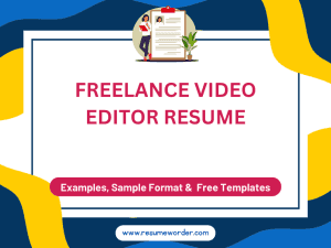Freelance Video Editor Resume - Examples