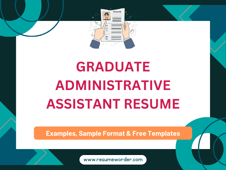 Graduate Administrative Assistant Resume - Examples