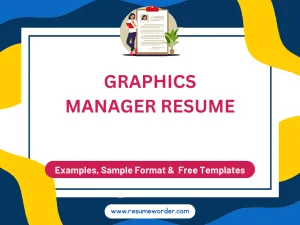 Graphics Manager Resume - Examples