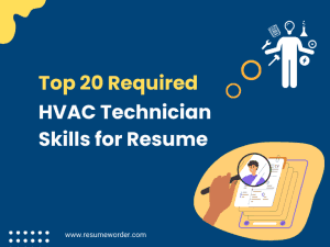 HVAC Technician Skills for Resume