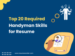 Handyman Skills for Resume
