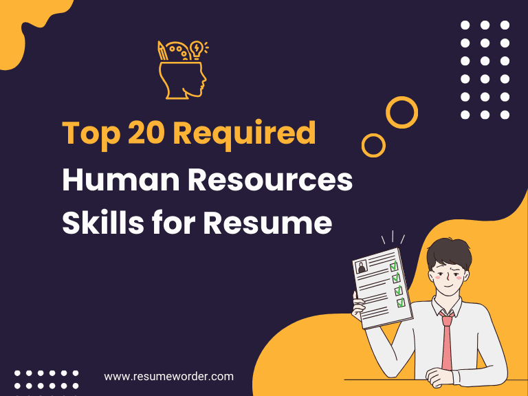 Human Resources Skills for Resume