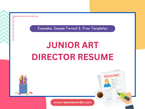 Junior Art Director Resume - Examples