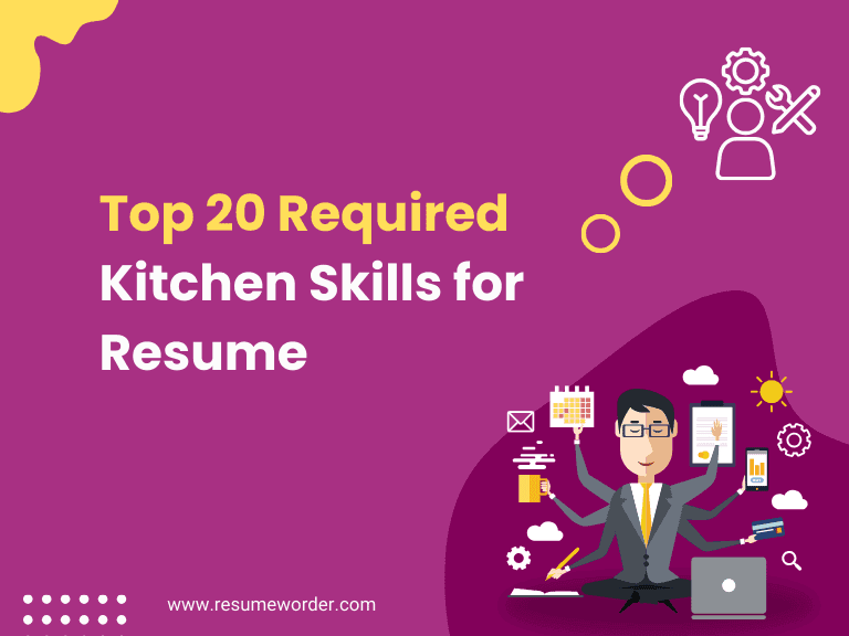 Kitchen Skills for Resume