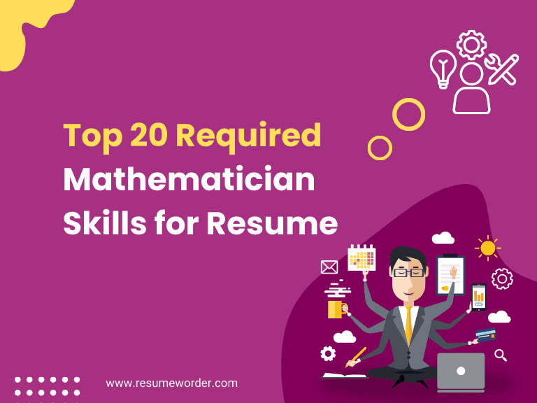 Mathematician Skills for Resume