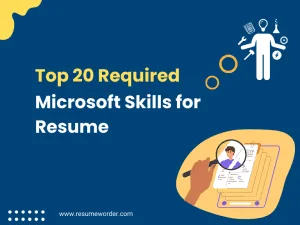 Microsoft Skills for Resume