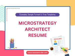 Microstrategy Architect Resume - Examples