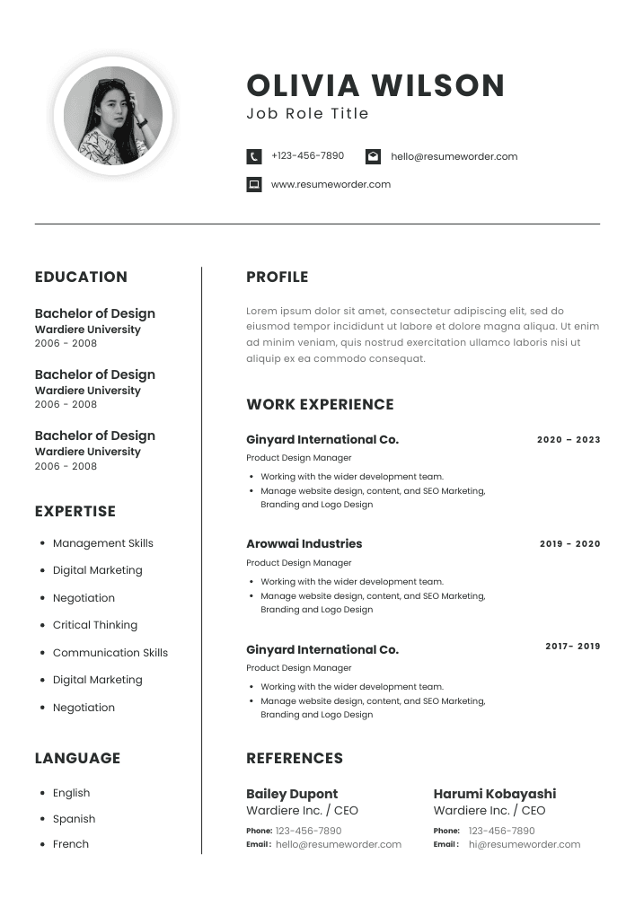 Layout Artist Resume Examples, Sample Templates, Tips ResumeWorder