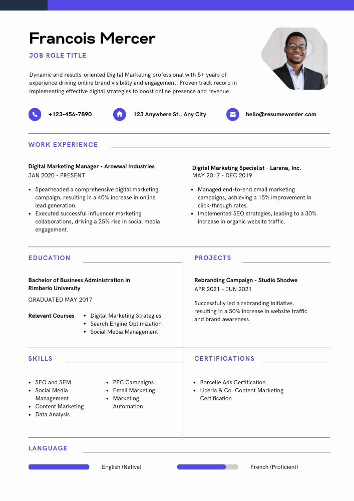 Business Operations Assistant Resume Sample Templates, Examples, Tips