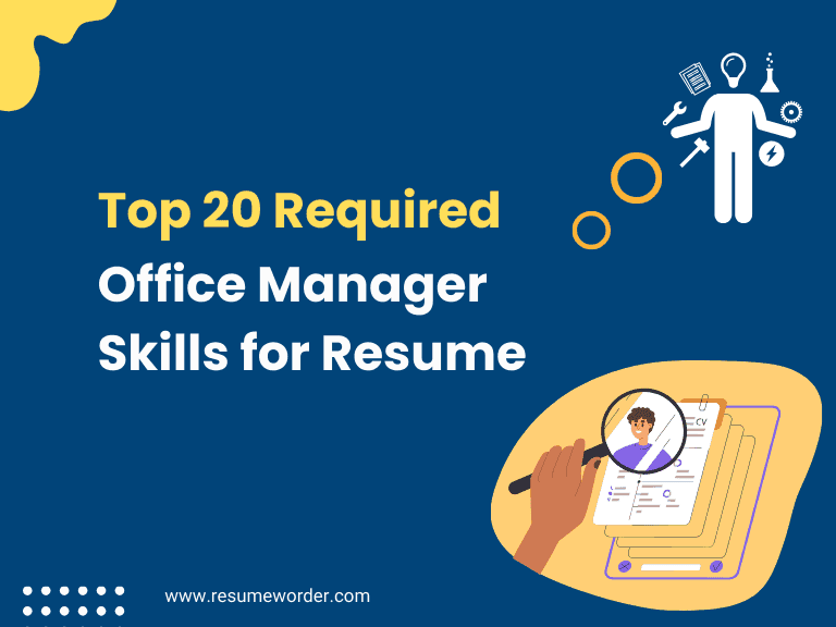Office Manager Skills for Resume