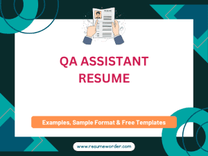 QA Assistant Resume - Examples