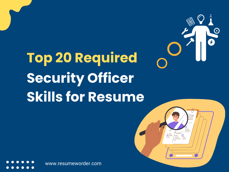 Security Officer Skills for Resume