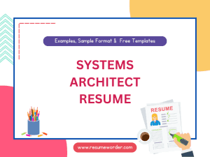 Systems Architect Resume - Examples