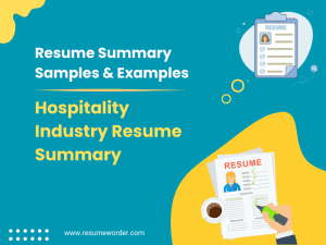 20+ Hospitality Industry Resume Summary Examples & Samples