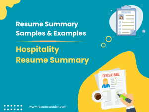20+ Hospitality Resume Summary Examples & Samples