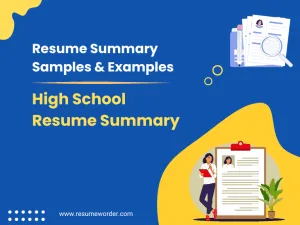 22+ High School Resume Summary Examples & Samples