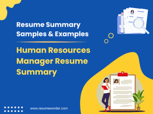 22+ Human Resources Manager Resume Summary Examples & Samples