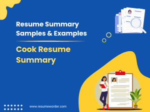 27+ Cook Resume Summary Examples & Samples