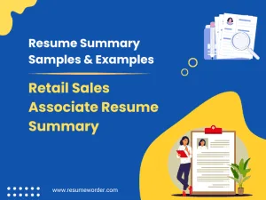 27+ Retail Sales Associate Resume Summary Examples & Samples