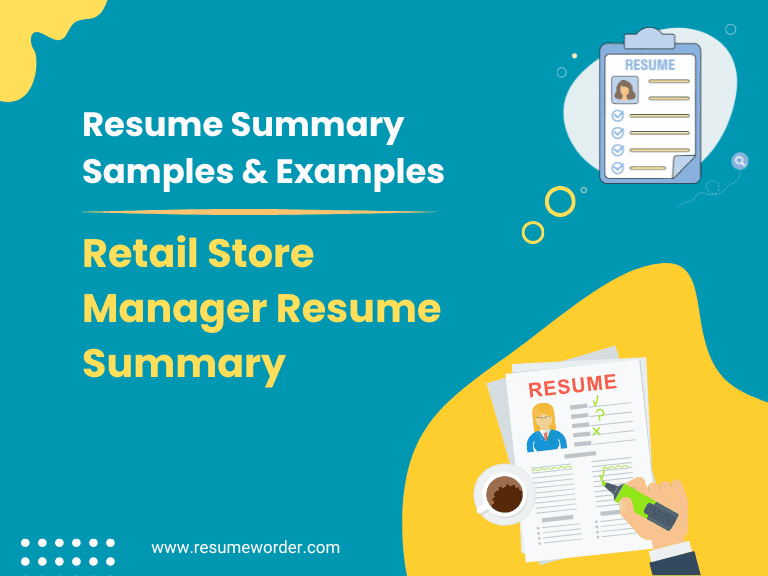 30+ Retail Store Manager Resume Summary Examples & Samples
