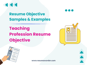 31+ Teaching Profession Resume Objective Samples & Examples