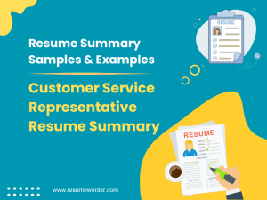 35+ Customer Service Representative Resume Summary Examples & Samples
