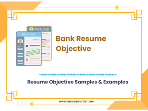 38+ Bank Resume Objective Sample Statements