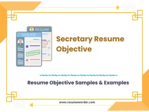 39+ Secretary Resume Objective Samples & Examples