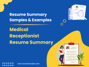 40+ Medical Receptionist Resume Summary Examples & Samples