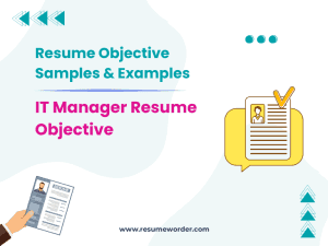 42+ IT Manager Resume Objective Samples & Examples