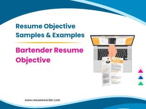 46+ Bartender Resume Objective Samples & Examples