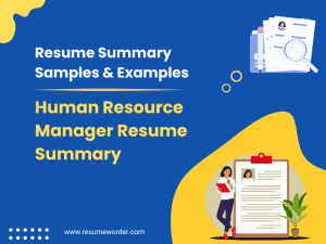 50+ Human Resource Manager Resume Summary Examples & Samples