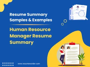 50+ Human Resource Manager Resume Summary Examples & Samples