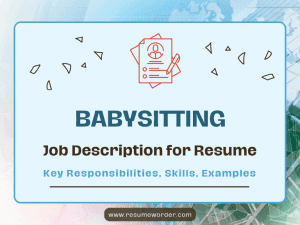 Babysitting Job Description for Resume
