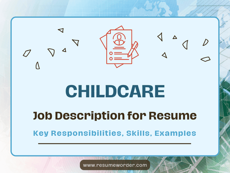 Childcare Job Description for Resume